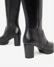 STIVALI NEROGIARDINI DONNA IN PELLE GUANTO NERO PU.LESINA TACCO 7CM I411720D/100