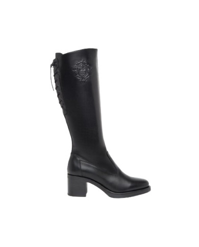 STIVALI NEROGIARDINI DONNA IN PELLE GUANTO NERO TR SPADA TACCO 6,5CM  I411810D/100