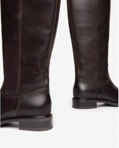 STIVALI NEROGIARDINI DONNA IN PELLE VIENNA T.MORO I408850D/300