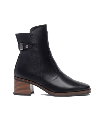 TRONCHETTI NEROGIARDINI DONNA IN PELLE NERO 5CM I308183D/100