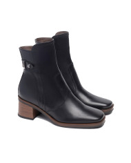 TRONCHETTI NEROGIARDINI DONNA IN PELLE NERO 5CM I308183D/100