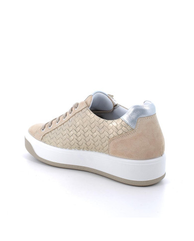 SNEAKERS  IGI&CO DONNA SCAM.SU/VIT.LAM AVORIO 7656522