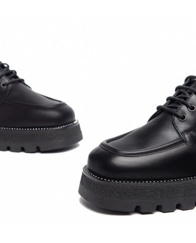 STRINGATE NEROGIARDINI DONNA IN PELLE NERO I308131D/100