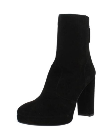 TRONCHETTI DONNA IN CAMOSCIO NERO TACCO 10 CM NEROGIARDINI I117260DE/100