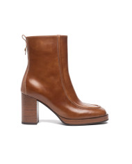 TRONCHETTI NEROGIARDINI DONNA IN PELLE COL.CUOIO  8CM I308193D/400