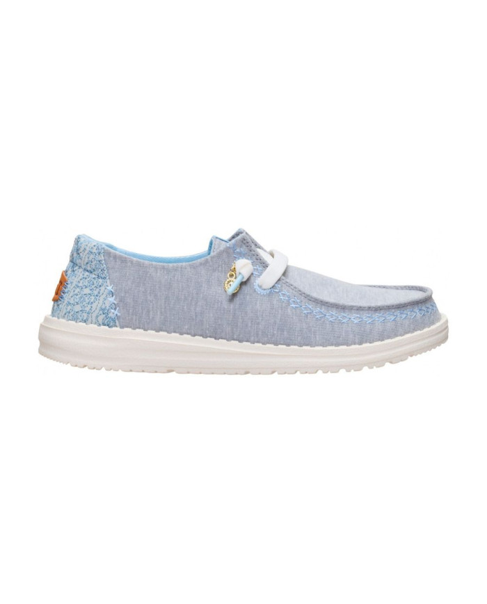 MOCASSUNO HEY DUDE DONNA WENDY BREAK SURF JERSEY HEATHER GREY/MULTI HD.45217 1XQ