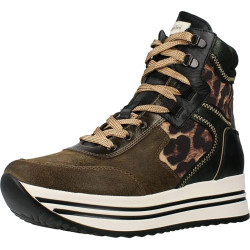 SNEAKERS ALTA NERO GIARDINI DONNA SEBRING MILITARE I013293D/510
