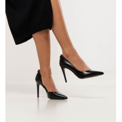 DECOLLETE' NEROGIARDINI DONNA NAPPA PANDORA NERO E218331DE/100