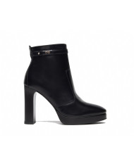 TRONCHETTI NEROGIARDINI DONNA IN PELLE nero TACCO 10.5 CM ZIP I308722DE/100