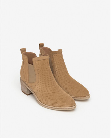 TRONCHETTI NEROGIARDINI DONNA IN SUEDE AMBRA E409780D/424