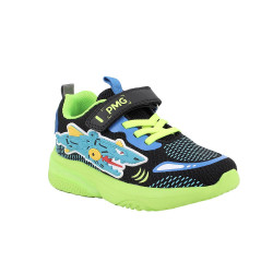 SNEAKERS PRIMIGI BAMBINO T.MESH BICOLORE NERO-CELESTE 1468611