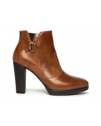 TRONCHETTIO DONNA NEROGIARDINI MANOLETE COLORE CUOIO I205040D/400