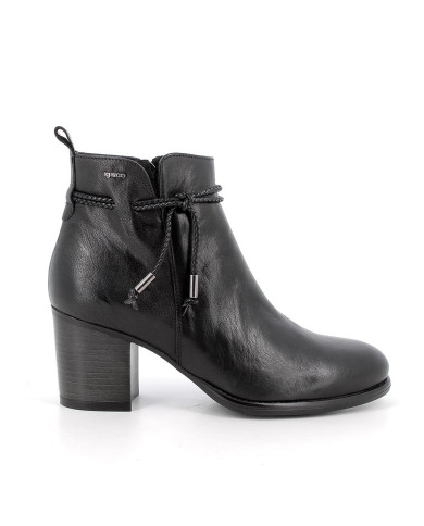 STIVALETTI IGI&CO DONNA IN PELLE NERO TACCO 7CM 6698800