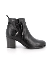 STIVALETTI IGI&CO DONNA IN PELLE NERO TACCO 7CM 6698800