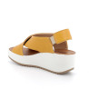 SANDALO CON ZEPPA IGI&CO DONNA CAPRA TAMPONATA GIALLO 566882