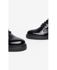 ANFIBI NEROGIARDINI DONNA IIN VERNICE NERO SIVIGLIA I309180D/100