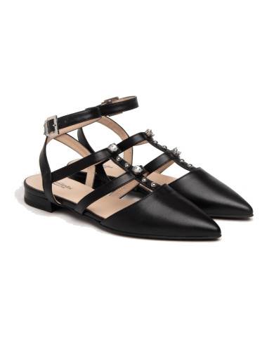 BALLERINA NEROGIARDINI DONNA NAPPA PANDORA NERO MICROLITE AMANTEA E307090DE/100