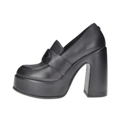 MOCASSINO CULT DONNA BJORK 4368 LOW W LEATHER BLACK TACCO12CM