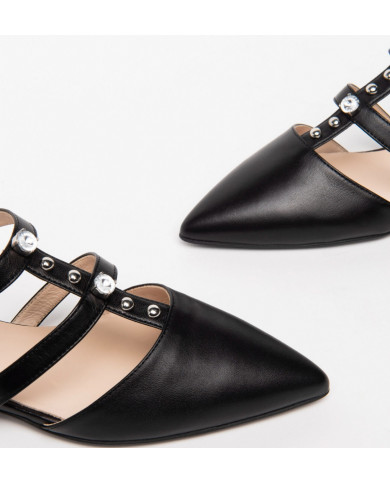 BALLERINA NEROGIARDINI DONNA NAPPA PANDORA NERO MICROLITE AMANTEA E307090DE/100