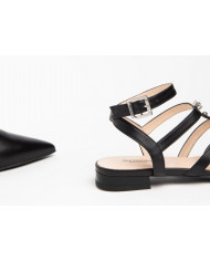 BALLERINA NEROGIARDINI DONNA NAPPA PANDORA NERO MICROLITE AMANTEA E307090DE/100