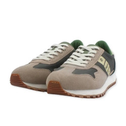 SNEAKERS UOMO BLAUER S3DAWSON02/NYS BEIGE/GREEN
