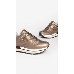SNEAKERS NEROGIARDINI DONNA GUANTO AKOYA MAJOR MARRONE VELVET MILK I205292D/322