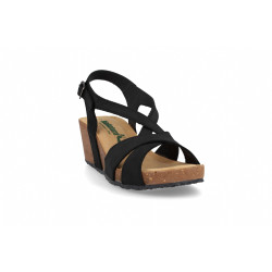 SANDALI BIONATURA DONNA 37 MARATEA IMB. NABUK NERO 37MARAT-I-NANER