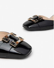 DECOLLETE' NEROGIARDINI DONNA PELLE NERO TACCO5,5CM E409480D/100