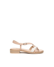 SANDALO CON TACCO NEROGIARDINI DONNA SPARTA OSSO T.BRILL PHARD ARMENIA CIPRIA TR BEVAGNA 592 BEIGE E615890D/713