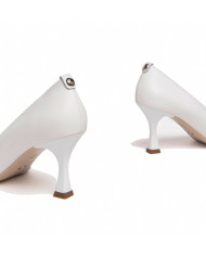 DECOLLETE' NEROGIARDINI DONNA NAPPA PANDORA BIANCO TPU ALEK NATURALE E307081DE/707