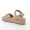 SANDALI IGI&CO DONNA IN PELLE CARAMEL LAMINATO 5672422
