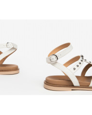 SANDALI NEROGIARDINI DONNA SKIPPER MILK TR TEULADA E315521D/710