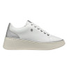 SNEAKERS GEOX DONNA   D SUNNETTY A - GBK+GBK PERL.   WHITE/SILVER D55YHA 054AJ C0007