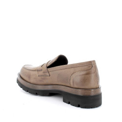 MOCASSINI CON TACCO IGI&CO DONNA IN PELLE TAUPE 4679411