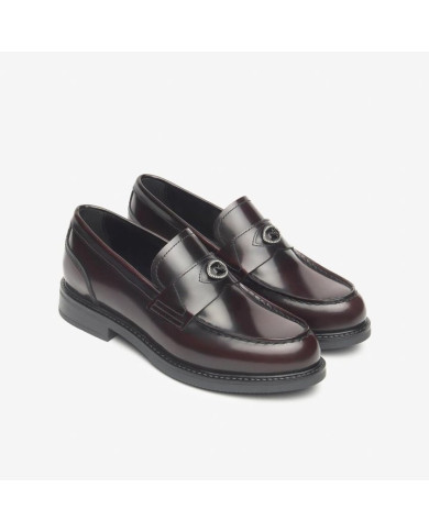 MOCASSINO NEROGIARDINI DONNA ASCOT ASPORT BORDO'  TR ESTELLA COLLEGE I513960D/613