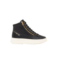 SNEAKERS ALTA NEROGIARDINI DONNA GUANTO NERO T.GLITTER  GONZAGA  I411601D/100