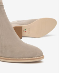 STIVALETTI CON TACCO NEROGIARDINI DONNA VELOUR CRETA VELOUR CRETA TR BASILEA 828 NATURALE TACCO 5CM E615120D/451 