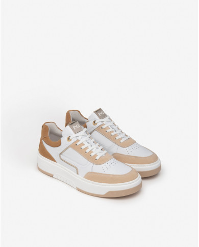 SNEAKERS NEROGIARDINI DONNA SKIPPER BIANCO/ECRU E409992D/437