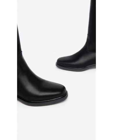 STIVALI NEROGIARDINI DONNA IN PELLE SAUVAGE NERO I308850D/100