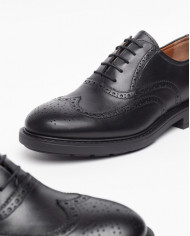 STRINGATE NEROGIARDINI UOMO PELLE GUANTO NERO PU.ARCO I400370U/100