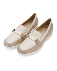 MOCASSINO ARA SHOES 12-50630-05  NUVOLAKID,GAUCHOCALF ZÜRICH 2.0 SHELL CREAM 12-50630-05 