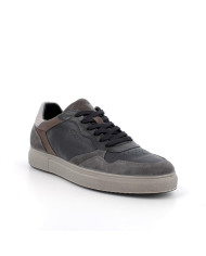 SNEAKERS IGI&CO UOMO IN PELLE BLU/GRIGIO SCURO 6633500