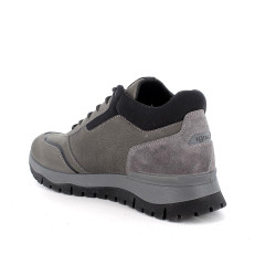 SNEAKERS IGI&CO UOMO  NABUK GUM GRIGIO SCURO 8642011