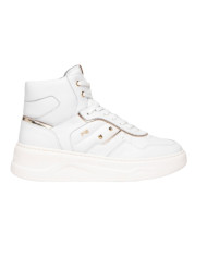 SNEAKERS NEROGIARDINI DONNA VELVET BIANCO T.BRILL PLATINO E306560D/707