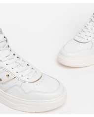 SNEAKERS NEROGIARDINI DONNA VELVET BIANCO T.BRILL PLATINO E306560D/707