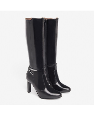 STIVALI CON TACCO NEROGIARDINI DONNA IN PELLE NERO TACCO 9 CM I308744DE/100