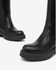 STIVALI NEROGIARDINI DONNA IN PELLE GUANTO NERO TR PULA I411986D/100