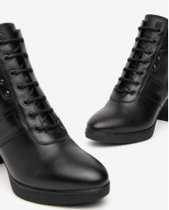 TRONCHETTI NEROGIARDINI DONNA GUANTO NERO PU.LESINA TACCO 7 CM I411201D/100