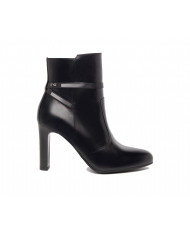 TRONCHETTI NEROGIARDINI DONNA IN PELLE NERO TACCO 9 CM I308742DE/100