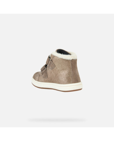 SNEAKERS GEOX BAMBINA B TROTTOLA G. WPF A - SC.BR+SC SMOKE GREY  B364ZA 7722 C9006/B TG:24/27